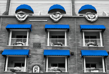 Blue Awnings