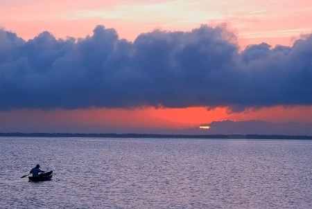 A Fisherman  Dreams at Sun Rise....