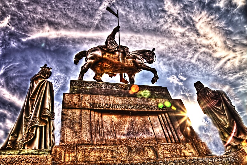 Statue of St. Wenceslas in Prague 