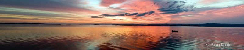 Lake Champlain Sunrise - ID: 10548084 © Ken Cole