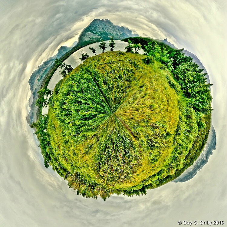 Glacier National Park Polar Panorama