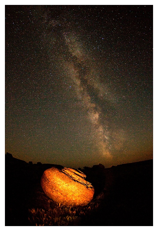Milky Way at Red Rock Coulee - ID: 10572842 © Jim D. Knelson