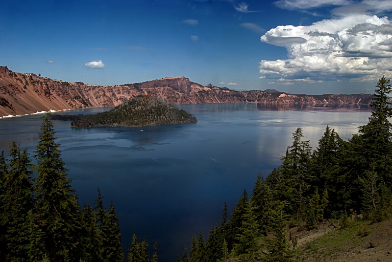 Storm on Crater Lake   - ID: 10575625 © Clyde Smith