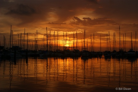 St Pete Marina Sunrise