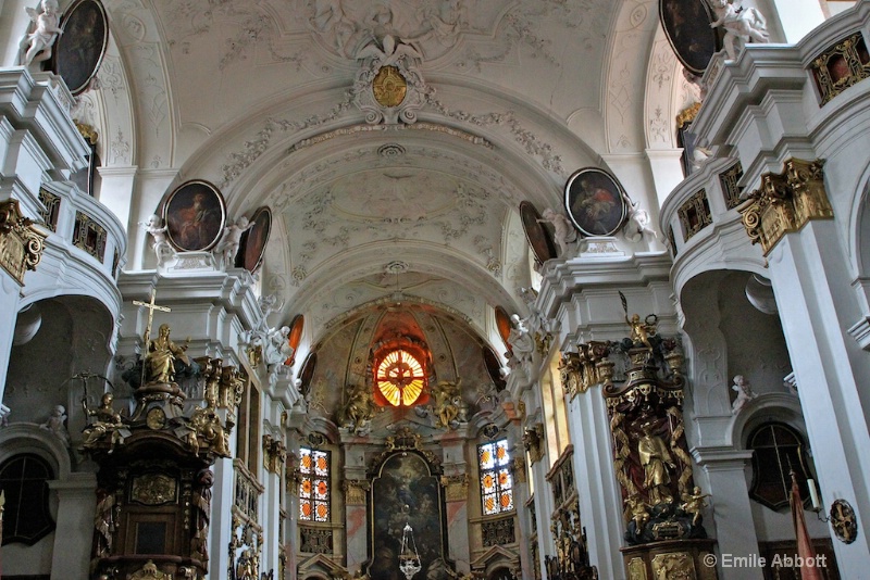 Classic Baroque style of Durnstein Parish Church - ID: 10595880 © Emile Abbott