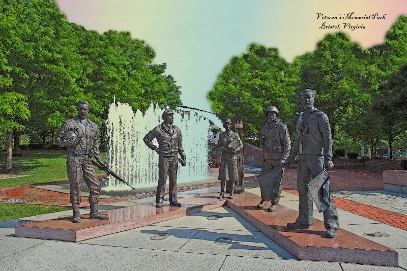 Veterans War Memorial Bristol Va