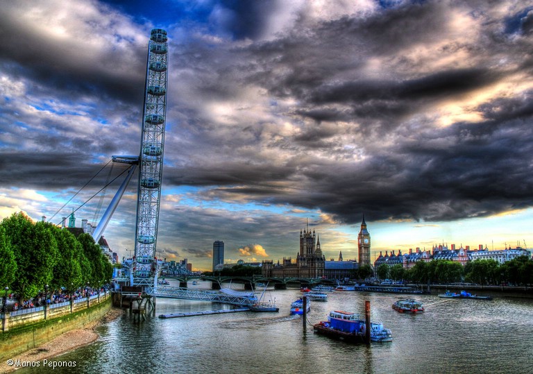 a London Eye view
