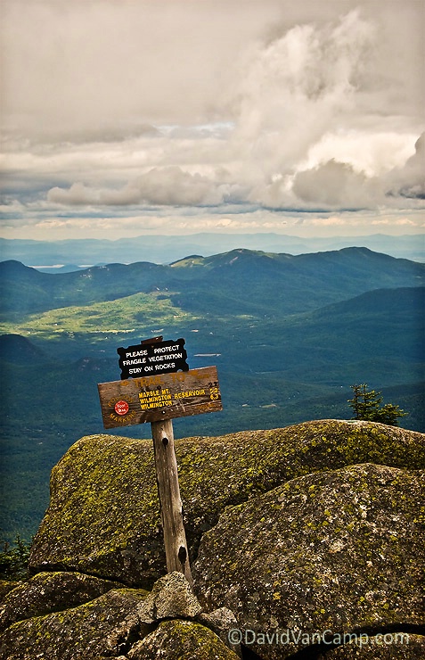 Whiteface Trail Marker