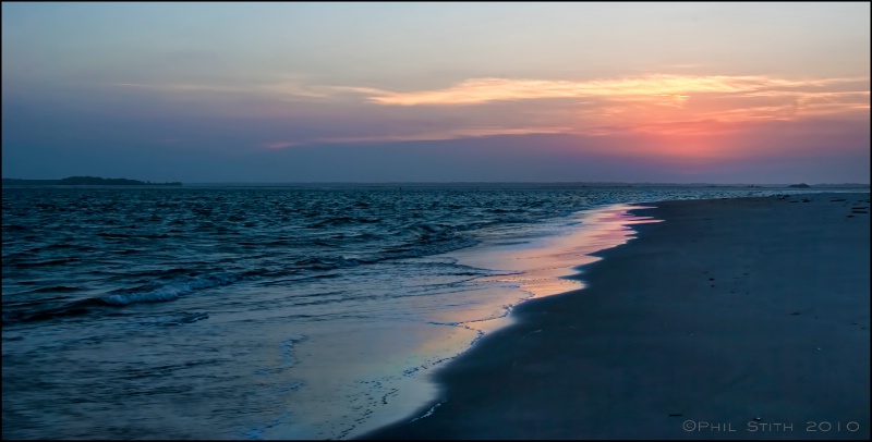 Dusk at Bogue Inlet