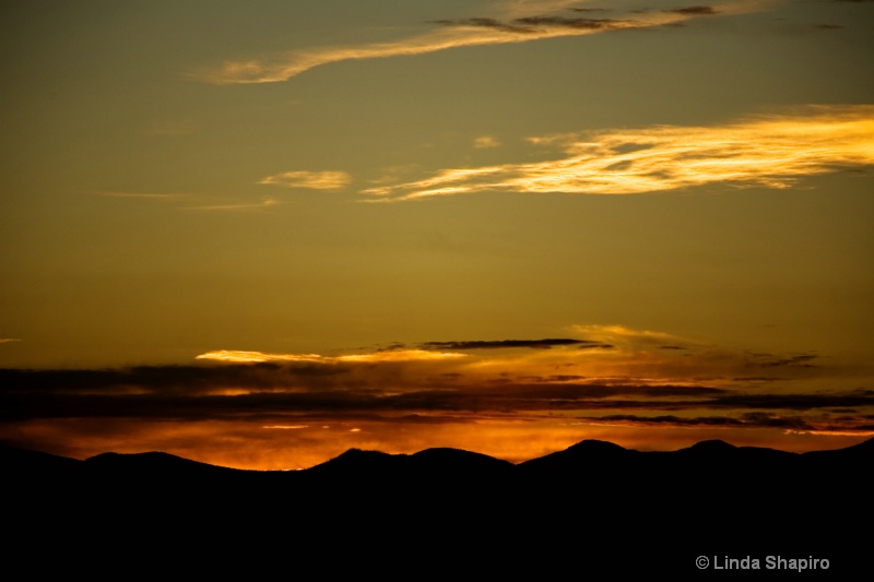 Sunset Over Jemez Mountains