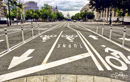 Down the Center of Constitution Avenue