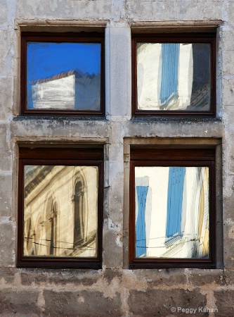 Reflections of Vieux Lyon, France