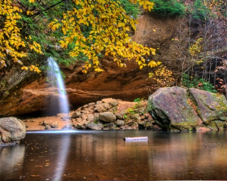 Hocking Hills Waterfall