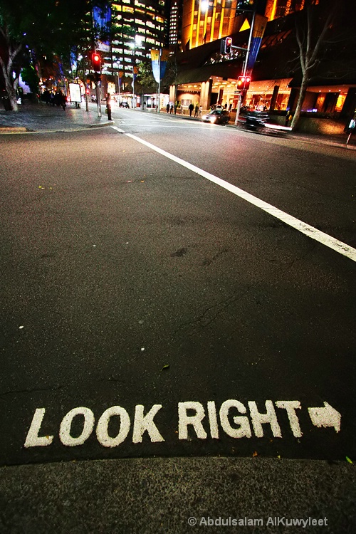 Look Right !!