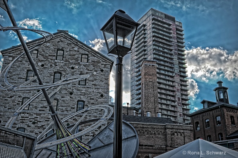 Early Evening in the Toronto Distillery District