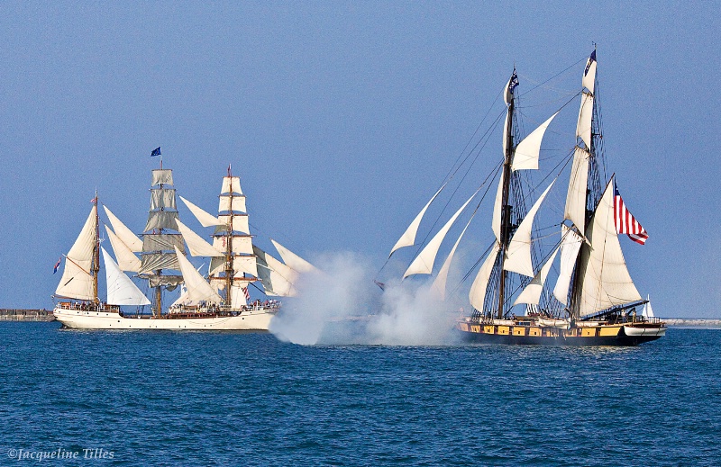 A Tallship Salute - ID: 10710307 © Jacqueline A. Tilles