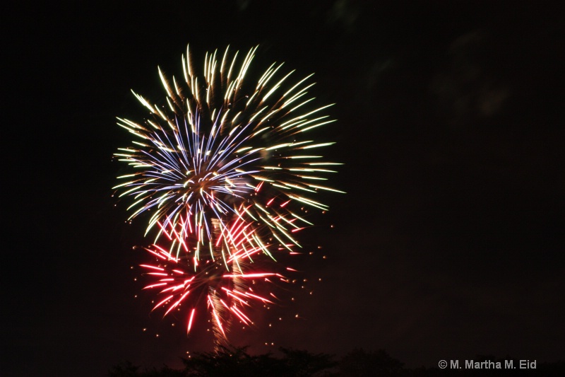 Fireworks Over Nomahegan Park - ID: 10718722 © M.  Martha M. Eid