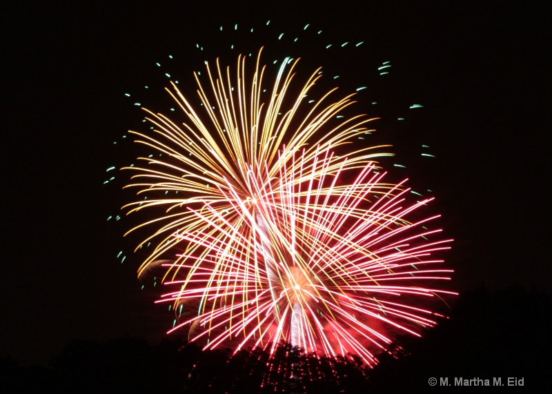 Fireworks Over Nomahegan Park - ID: 10718723 © M.  Martha M. Eid