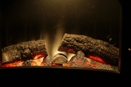 Night Shot of Fireplace Scene - Low ISO, Tripod