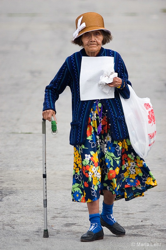 Old Woman Shopping