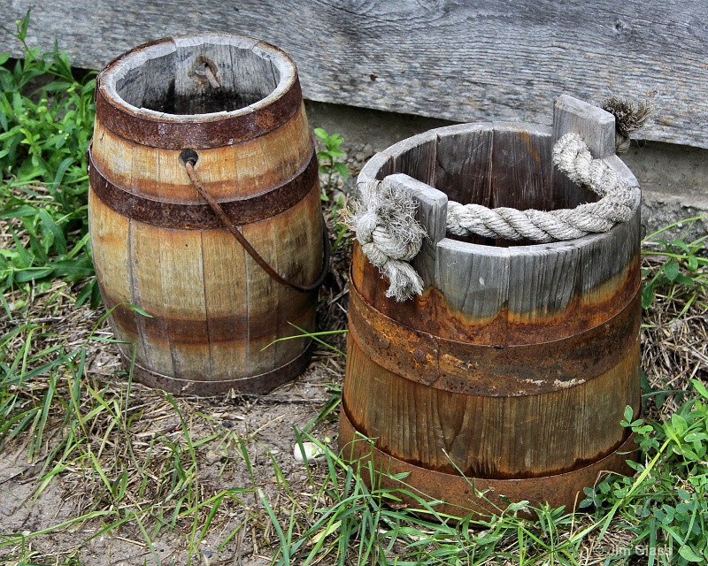 Old Wooden Buckets