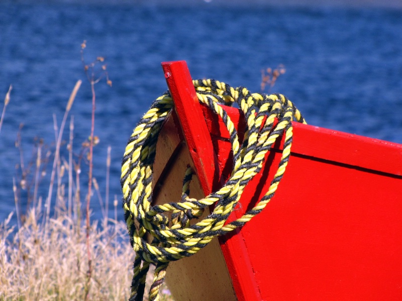 Red Row Boat