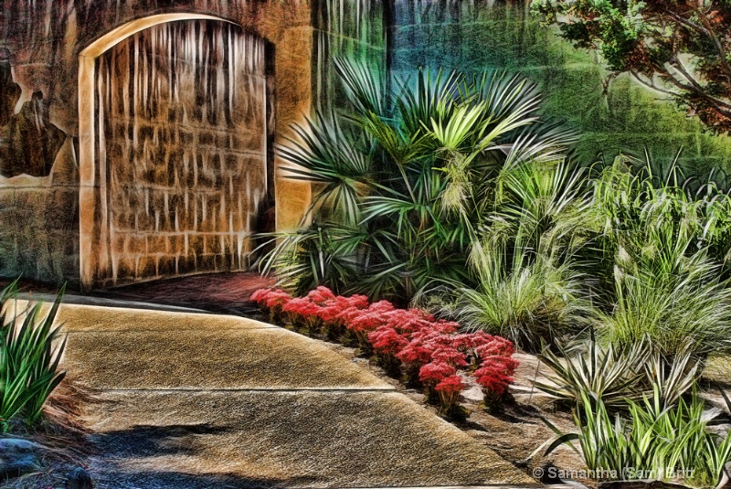 Entrance to the Succulent Garden