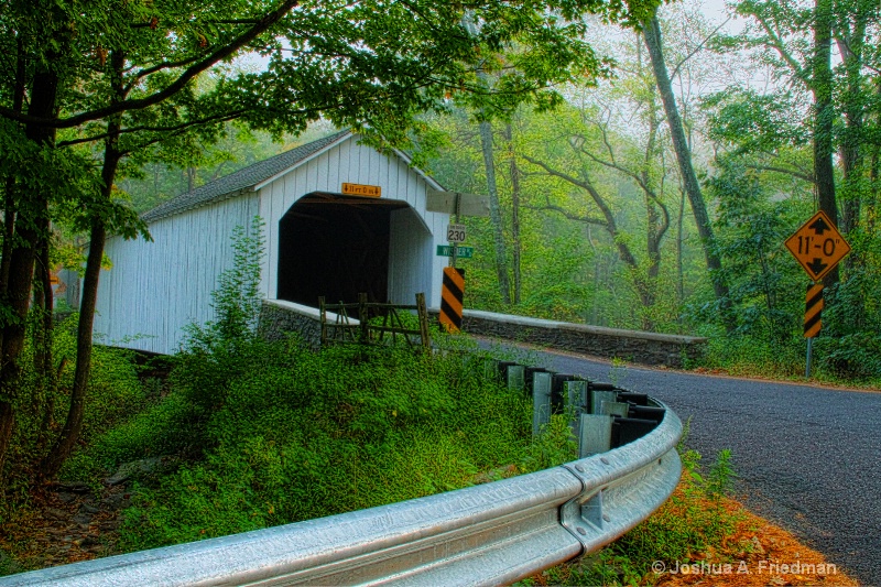 Loux Covered Bridge - Bucks County, PA