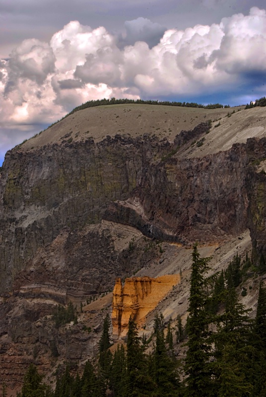 Pumice Castle - Crater Lake NP - ID: 10825731 © Clyde Smith