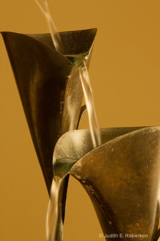 brass fountain