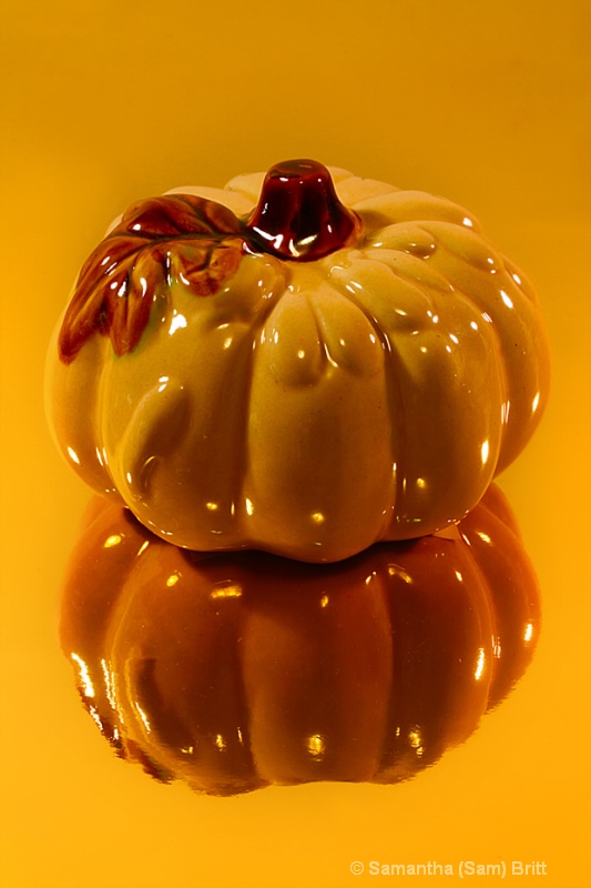 Porcelain Pumpkin