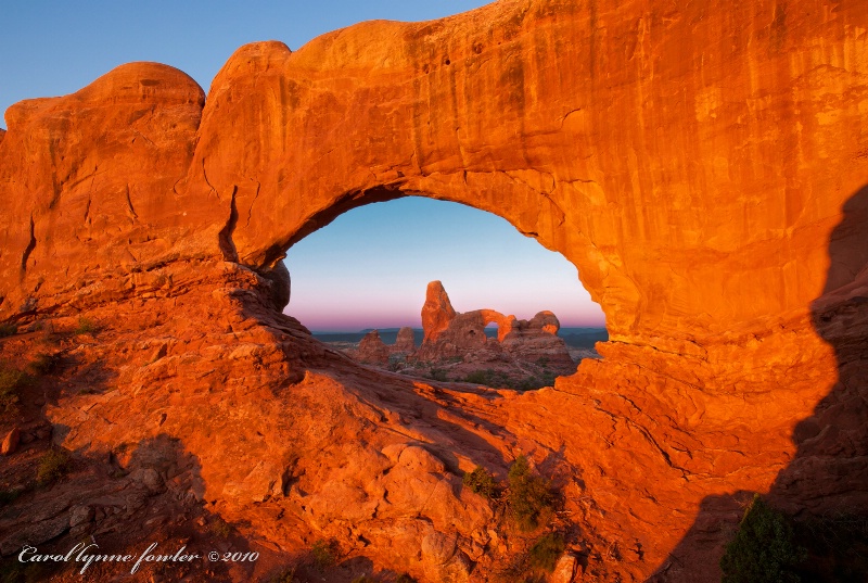 Morning at Turret Arch 