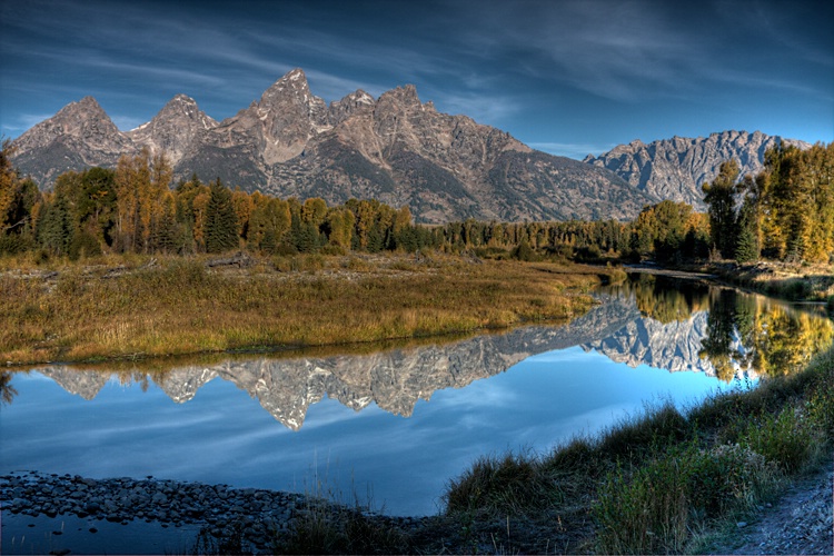 Sunrise on the Teton's