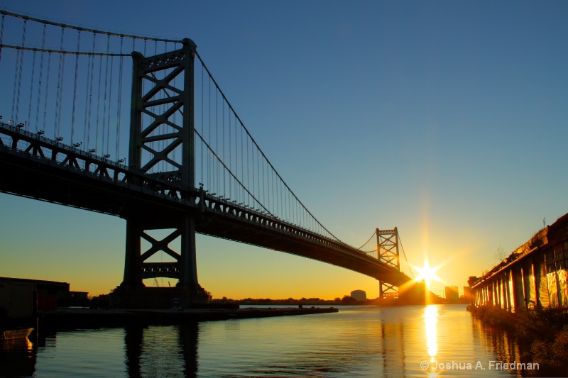 Ben Franklin Bridge at Sunrise (Philadelphia)