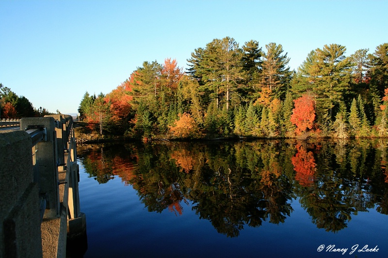 Tahquamenon Riverbank in Autumn