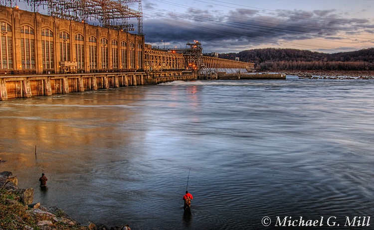 Fishing by the Dam / Conowingo Hydrostation