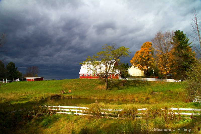 Storm coming to Moretown Farm - ID: 10927256 © Eleanore J. Hilferty
