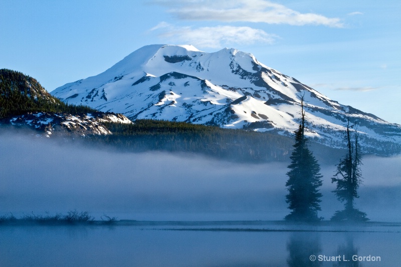 Mist, Lake & Mountain