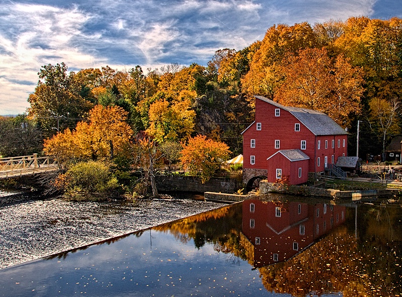 Autumn At Clinton Mill