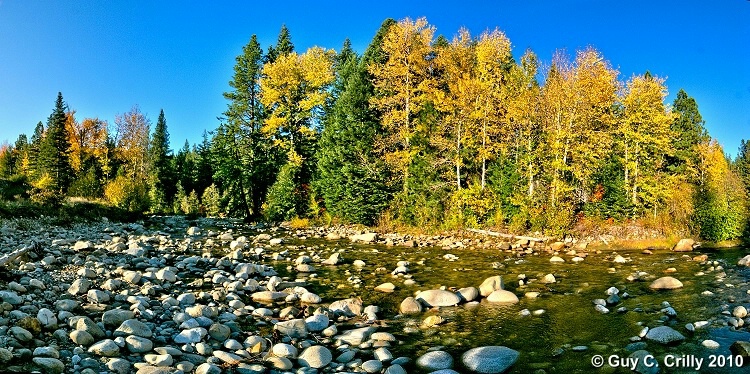 Nason Creek Fall Panorama