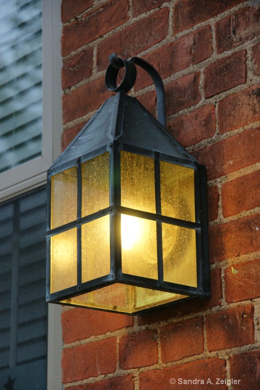 Lantern with a morning glow