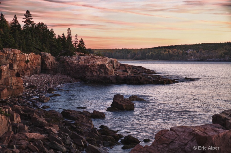 Acadia coast sunrise