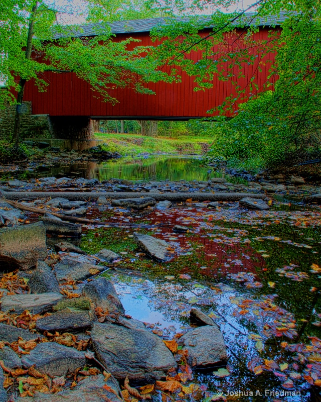 Pine Valley Covered Bridge - Vertical