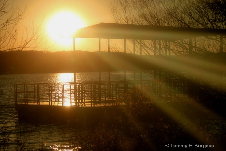 Sunset Over the Dock