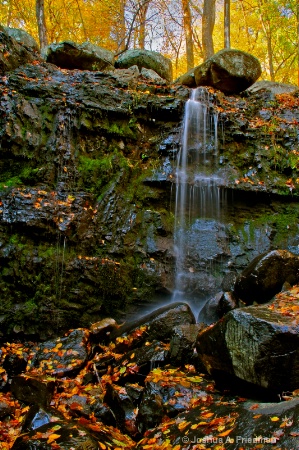 Ringing Rocks Waterfall - Autumn