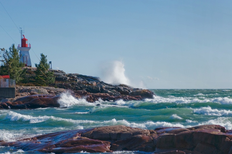 Killarney Lighthouse - Storm