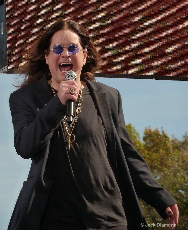 Ozzy Osbourne at the Rally to Restore Sanity