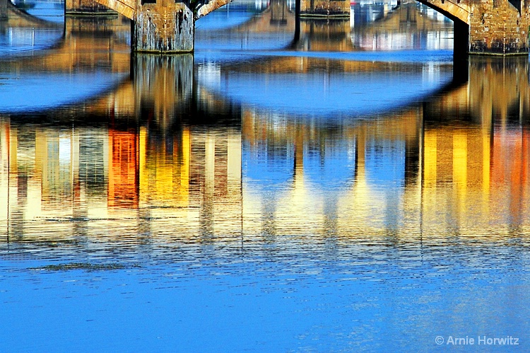 Reflections Under the Bridges - ID: 11023885 © Arnie Horwitz