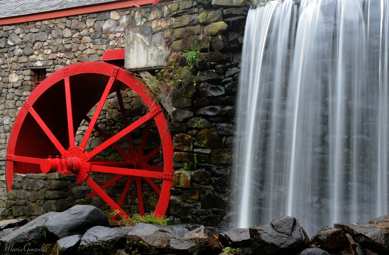 Red Wheel Of Sudbury Mill