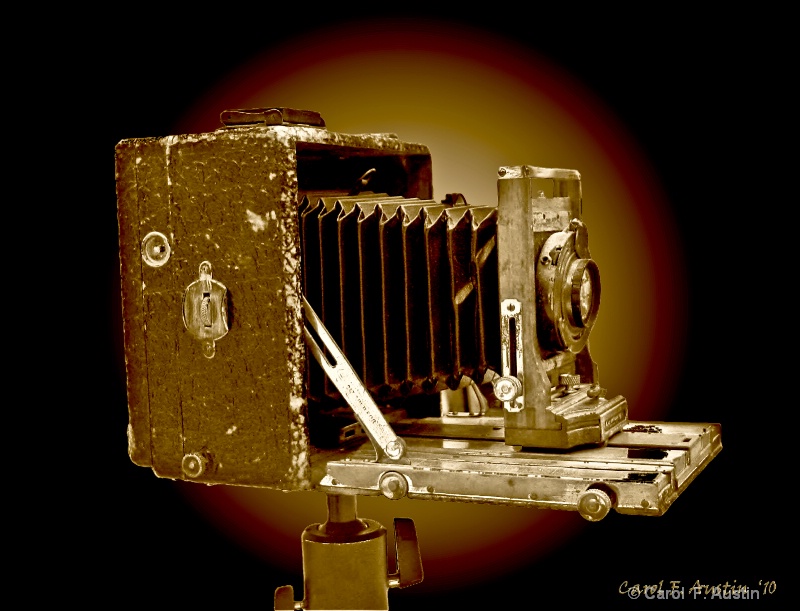 Vintage Camera in Sepia Tones